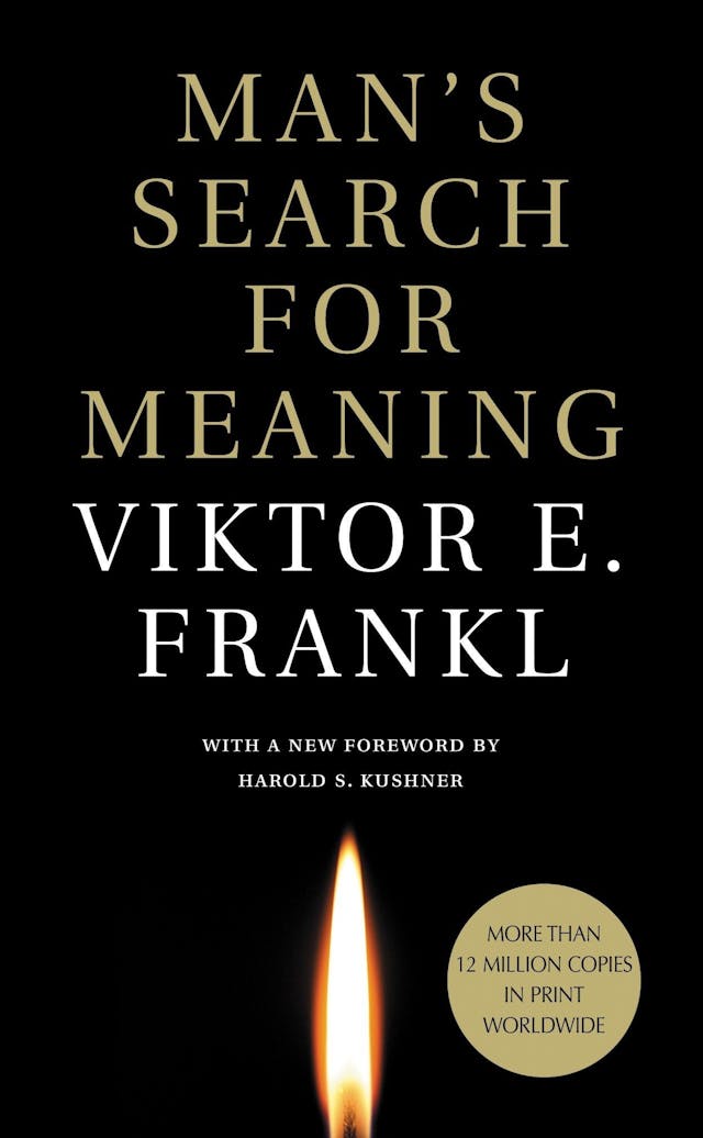 Book cover of Man's Search for Meaning