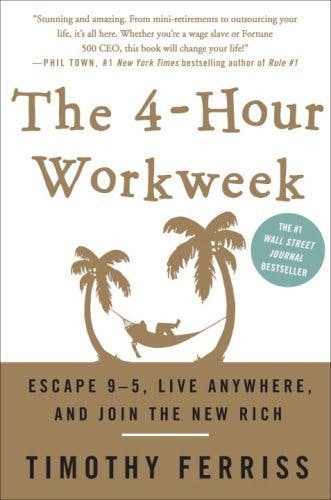 Book cover of The 4-Hour Workweek