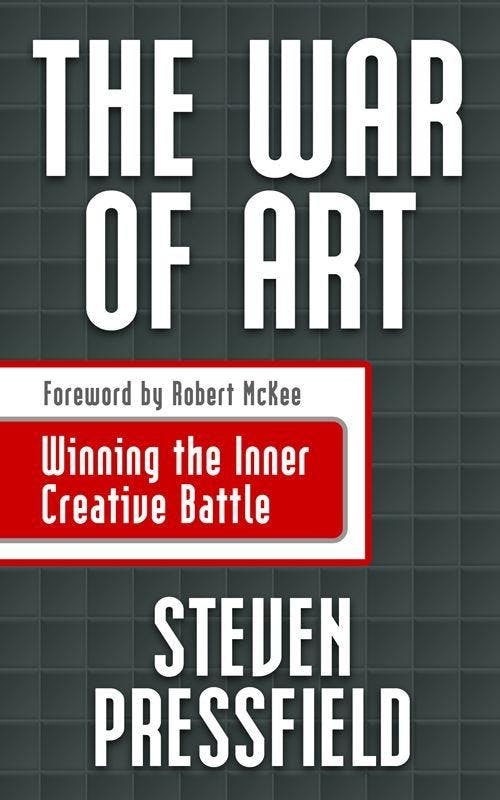 Book cover of The War of Art: Break Through the Blocks and Win Your Inner Creative Battles